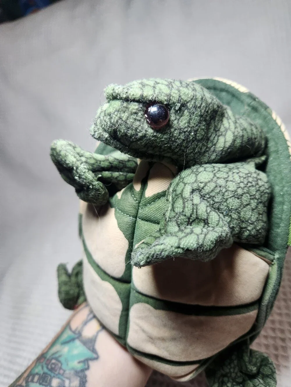 Folkmanis Tortoise plush hand puppet